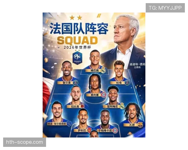 法国队2026世界杯阵容预测：姆巴佩领衔，新老交替能否再冲冠军
